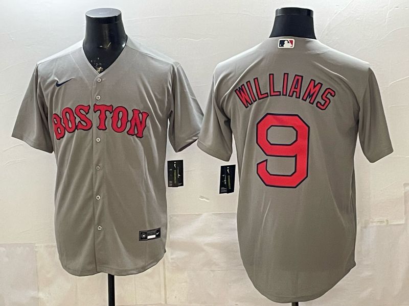 Men 2026 Boston Red Sox #9 Williams Grey Game Nike MLB Jersey style 001